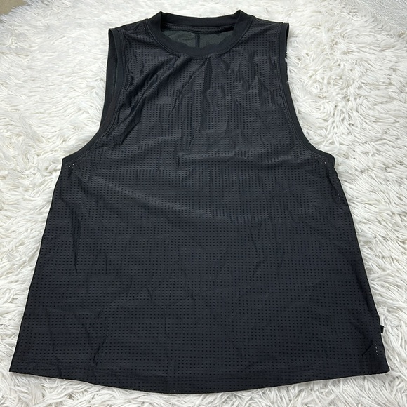 Lululemon Muscle Tank Jersey Black - Picture 1 of 5